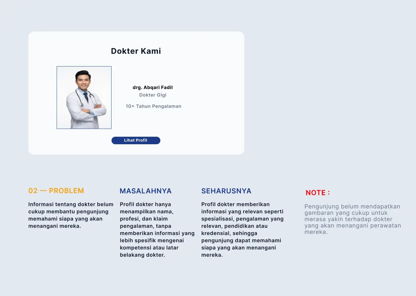 Dental Clinic — Problem 02