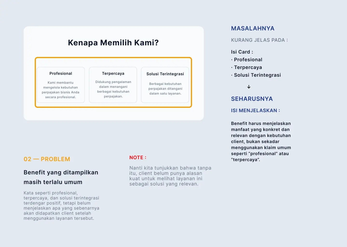 Landing Page — Tax Consultant — Problem 02