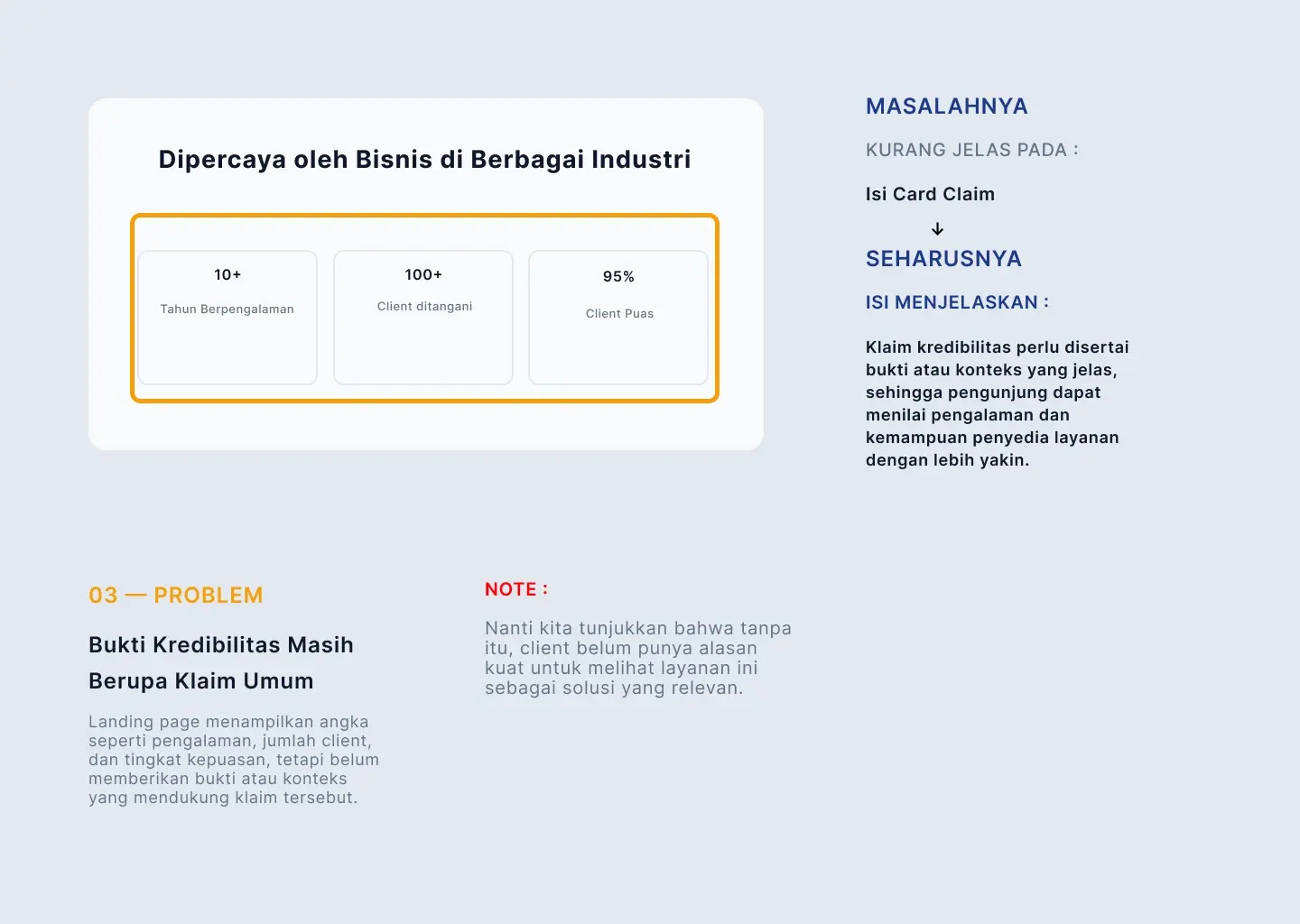 Landing Page — Tax Consultant — Problem 03